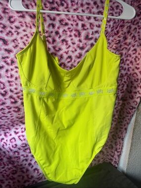 YITTY Neon Yellow One-Piece Bodysuit